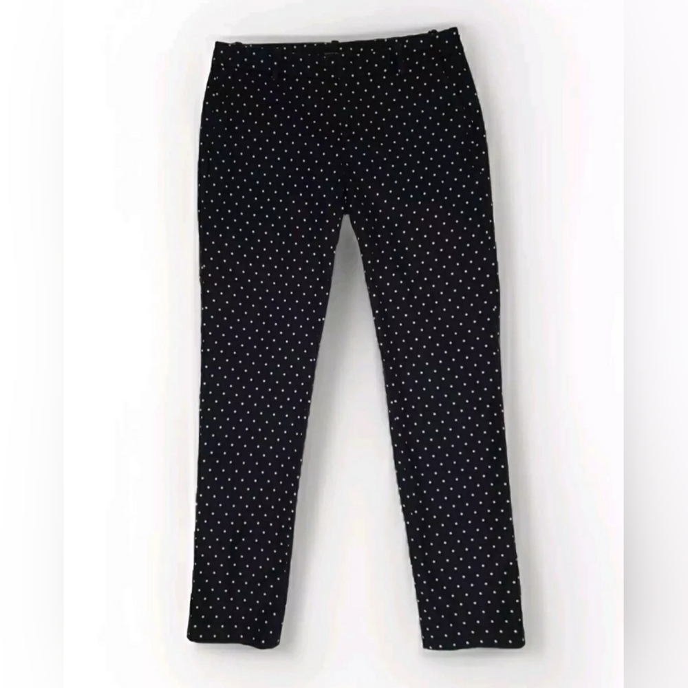 Women's Tommy Hilfiger Chino Ankle Pants Navy / White Dots Size 4 30W/26L